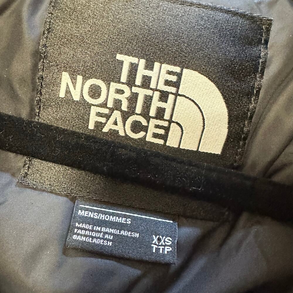 Mens The North Face 96 Retro Nuptse 700-Down Puffer Vest Black Blue XXS NWT - Picture 2 of 9
